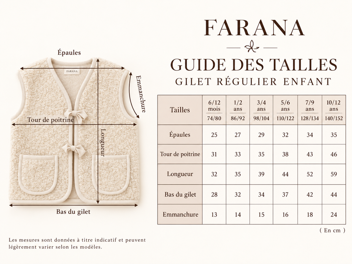 Louve enfant, le gilet sans manche en laine mérinos damier