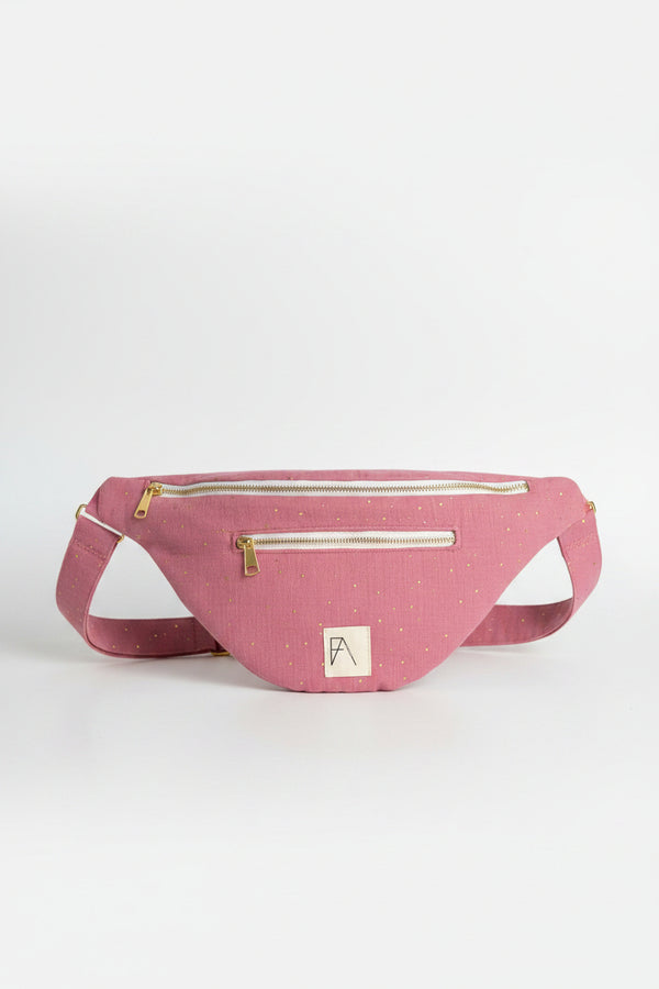 Sac banane Jenni rose poudré