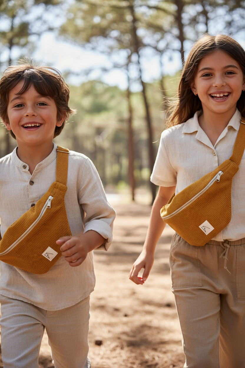 Sac banane Mimi pour enfant jaune moutarde