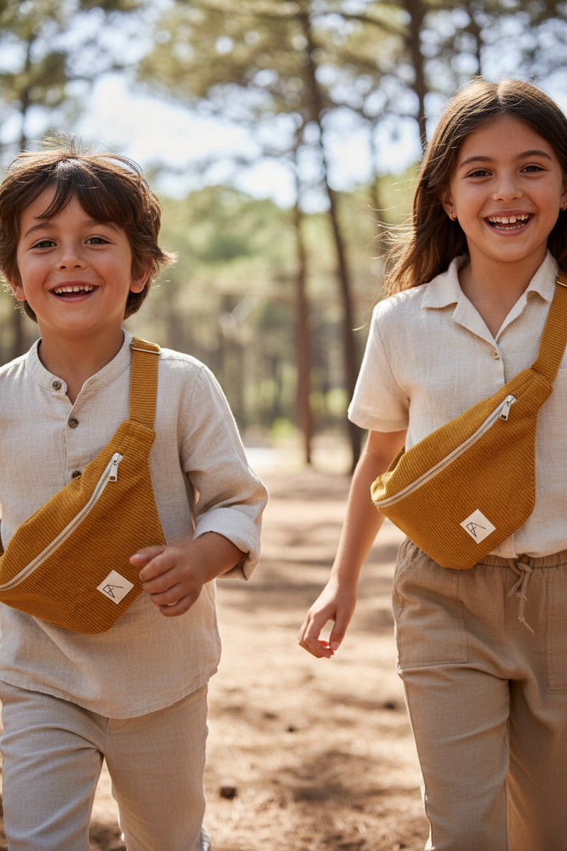 Sac banane Mimi pour enfant jaune moutarde