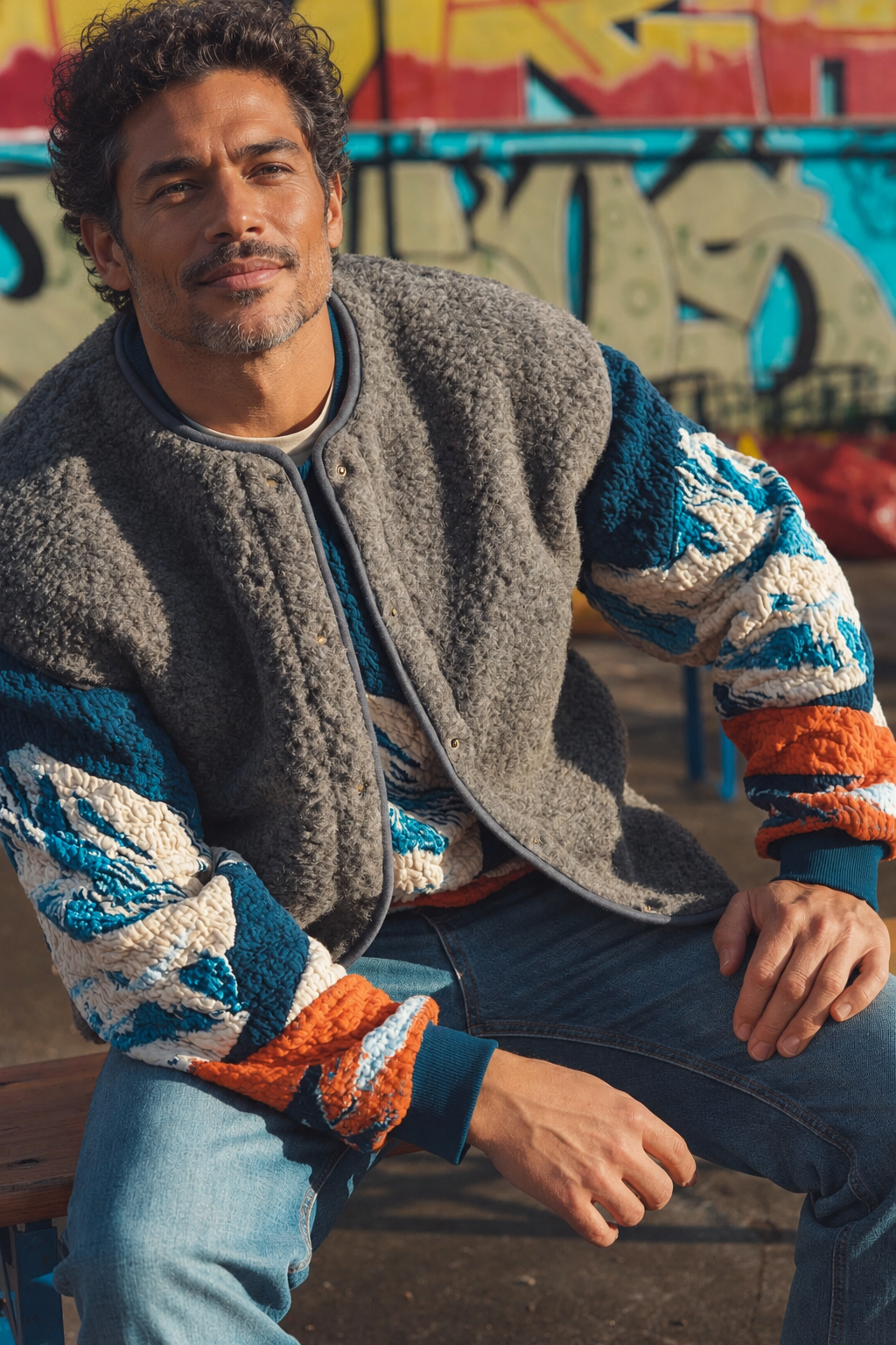 Cocoon adulte, le gilet sans manche en laine mérinos gris