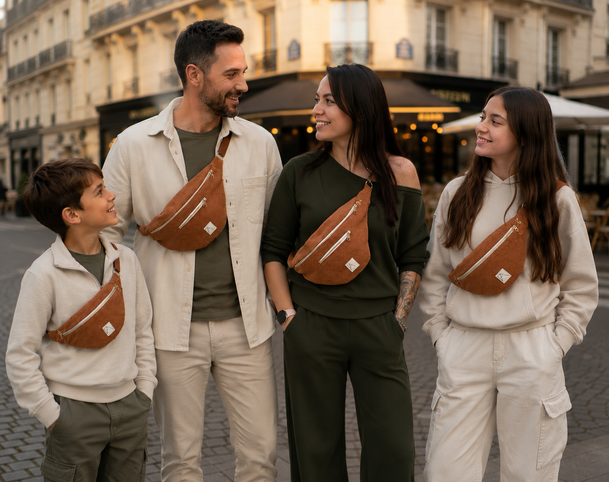 Sac banane Paolina XL camel
