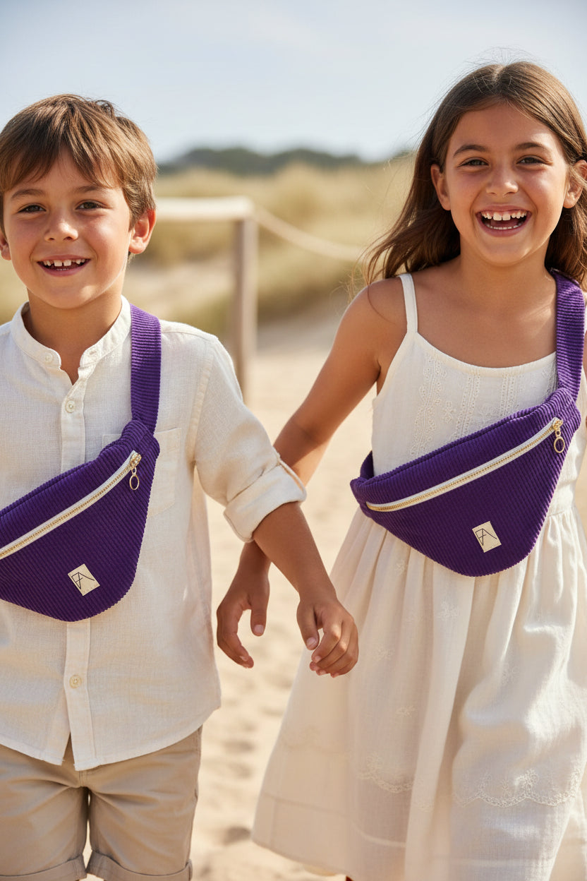 Sac banane Paolina XL violet