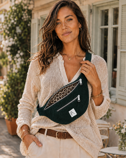 Sac banane Jenni vert sapin