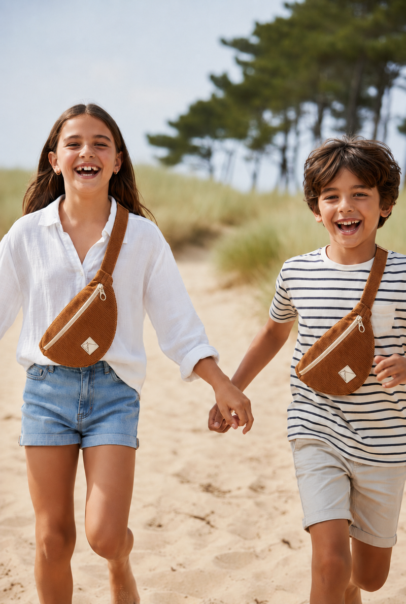 Sac banane Mimi camel pour enfants