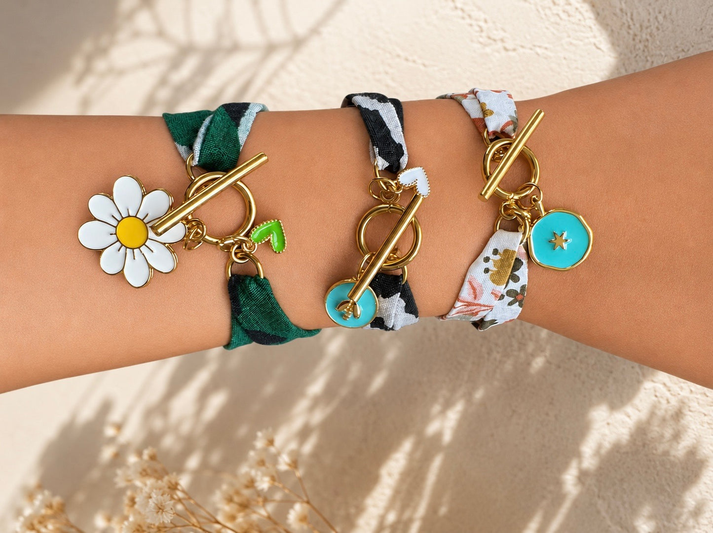 Bracelet en tissu