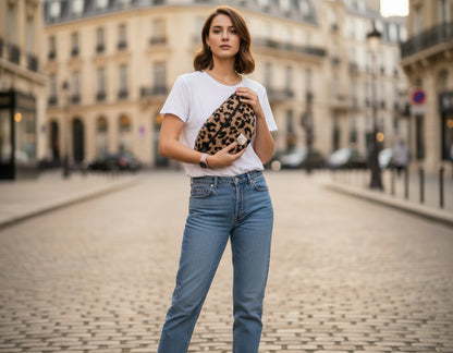 BANANE PAOLINA SHERPA LEOPARD