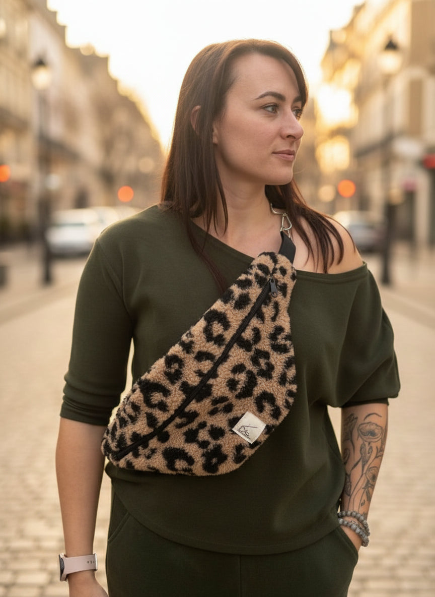 BANANE PAOLINA SHERPA LEOPARD