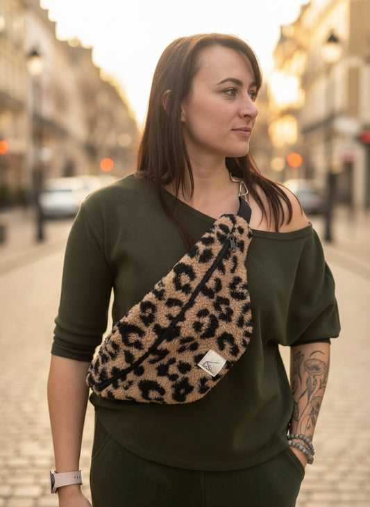 BANANE PAOLINA SHERPA LEOPARD