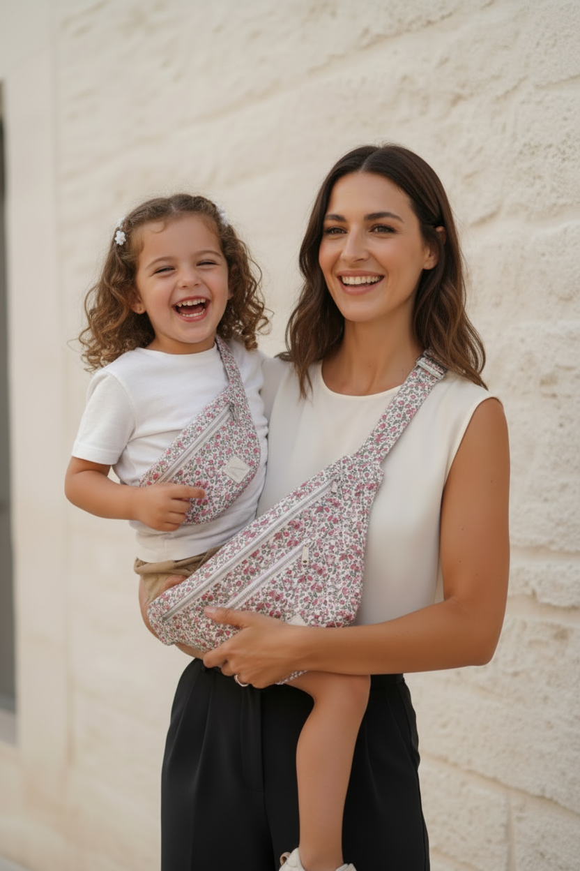 Sac banane Paolina XL fleuri 🌸