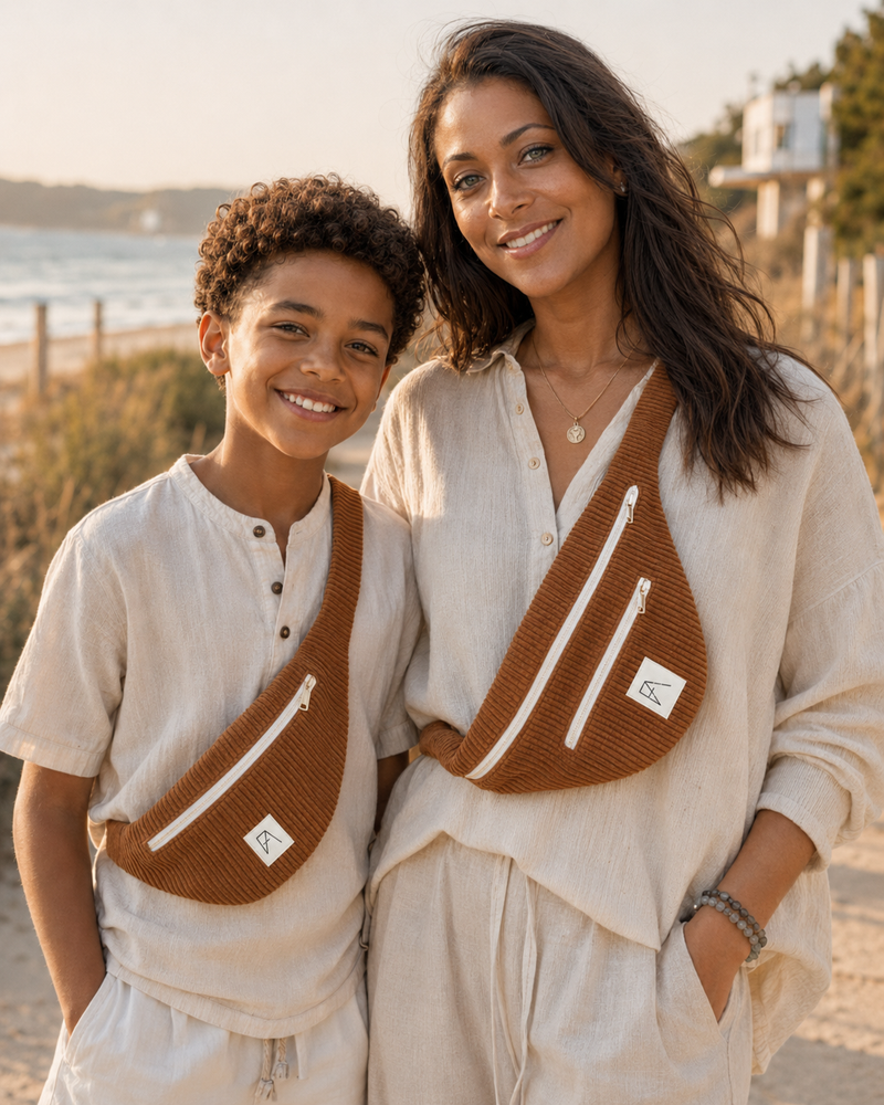 LE DUO FARANA - Sac banane Jenni + Mimi camel