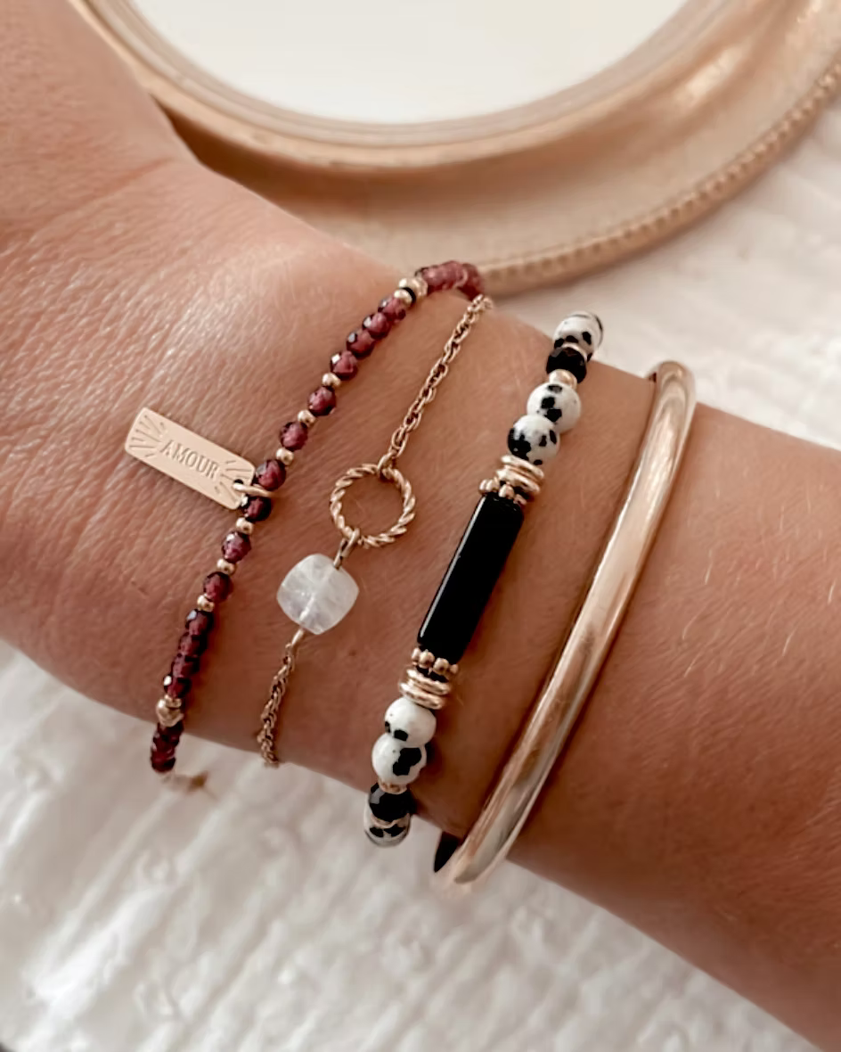 Lova Bracelet Amour Grenat